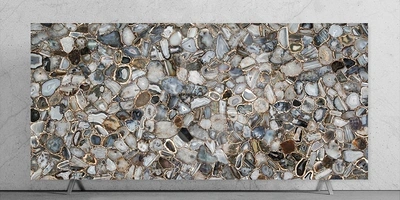 Black Agate Stone Slab