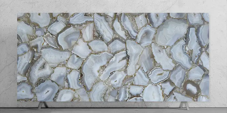 Blue Lace Agate Stone Slab