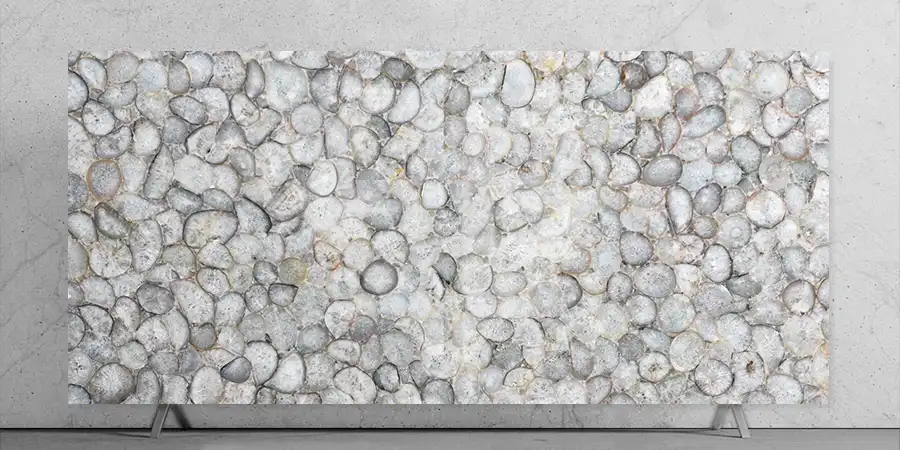 Brazilian Crystal Agate Stone Slab