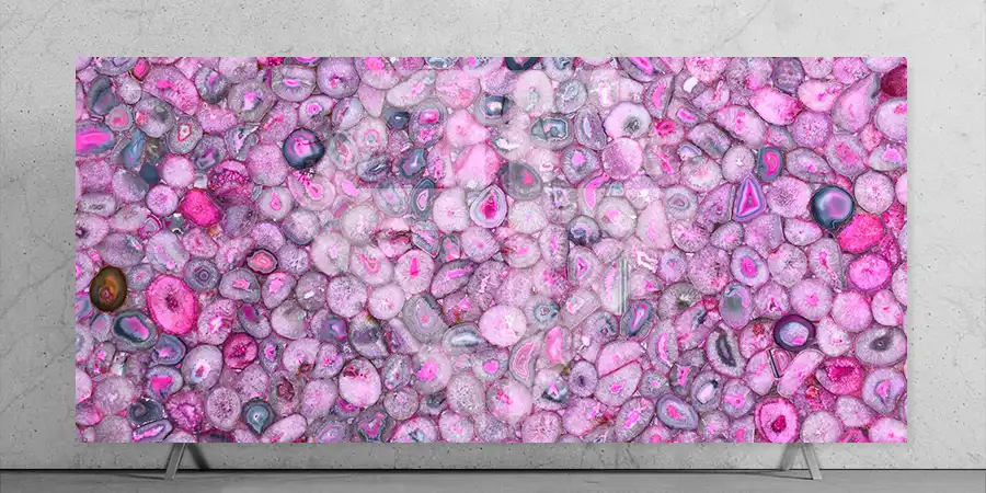 Brazilian Pink Agate Stone Slab