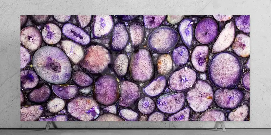 Brazilian Purple Agate Stone Slab