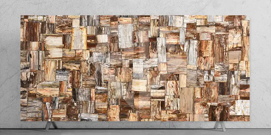Brown Petrified Wood Retro