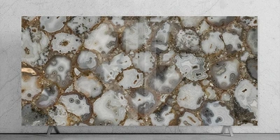 Fossil Agate Stone Slab