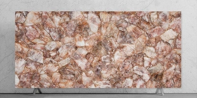 Golden Hemotied Quartz Stone Slab