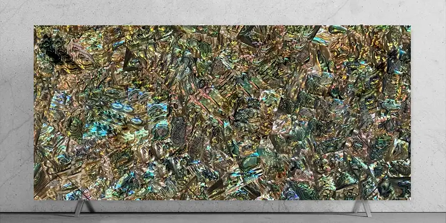 Green Abelone Random Stone Slab