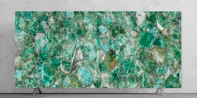 Green Fluorite Stone Slab