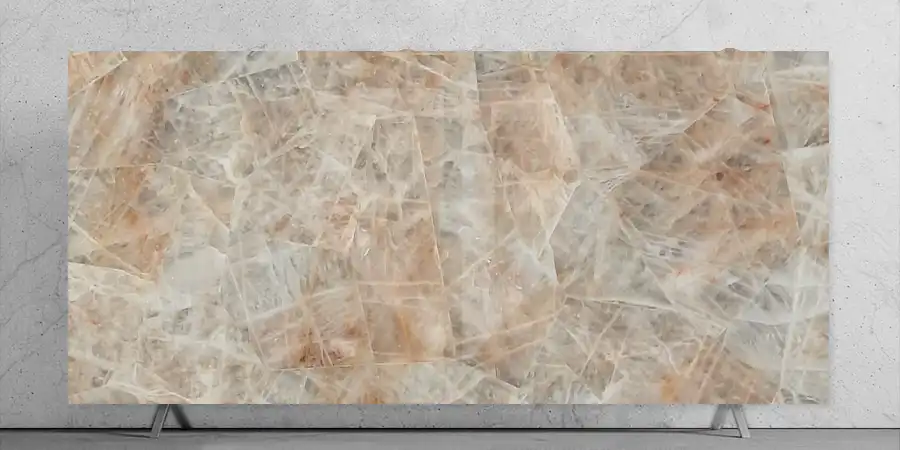 Orange Quartz Stone Slab