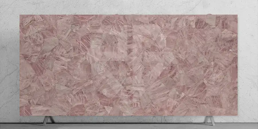 Pink Quartz Light Stone Slab