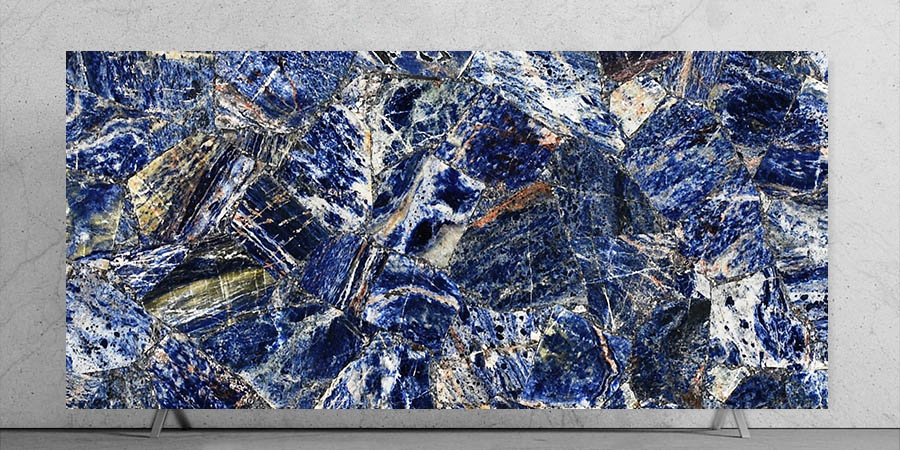 Sodalite Blue Closeup