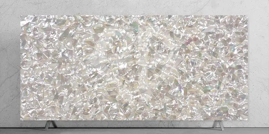 White MOP Random Stone Slab