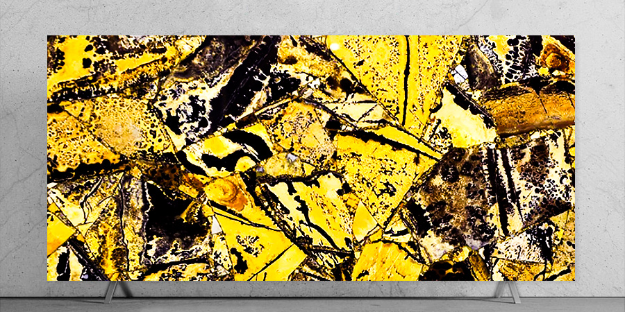 Yellow Fossil Backlit