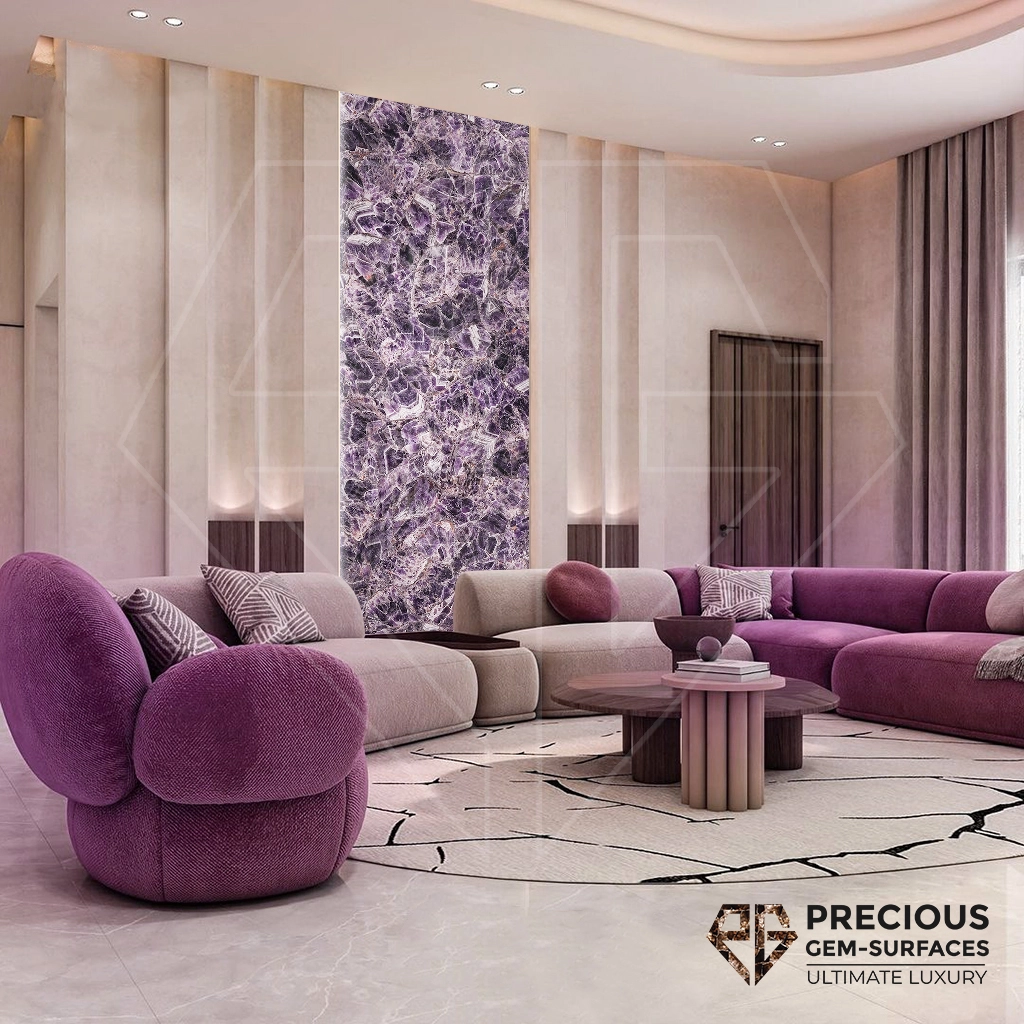 Amethyst Quartz Slab