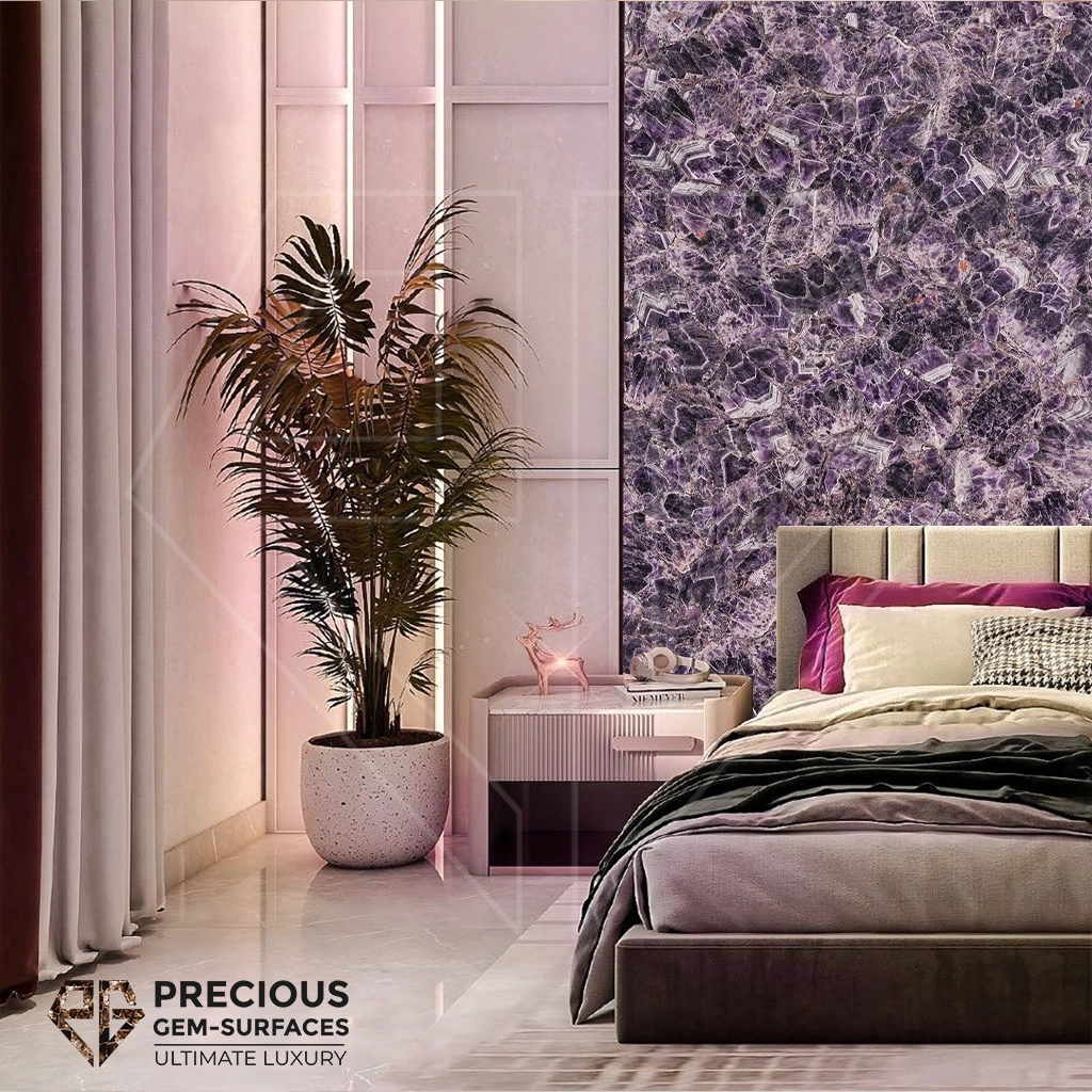 Amethyst Quartz Slab