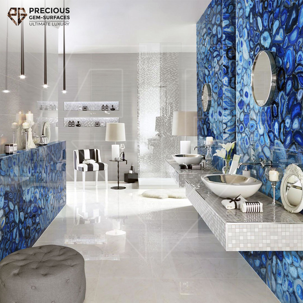 Blue Agate Stone Manufacturer