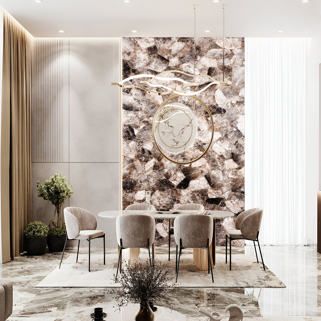 Luxury Smoky Quartz Slabs