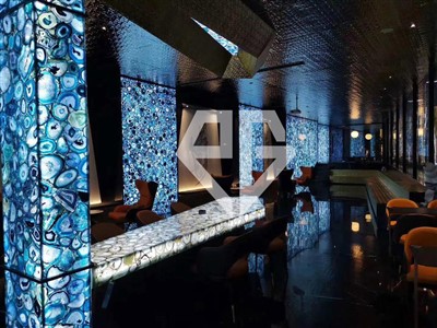 Exporter of Blue Agate slabs