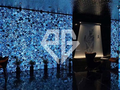 Manufacturer of Blue Agate slabs