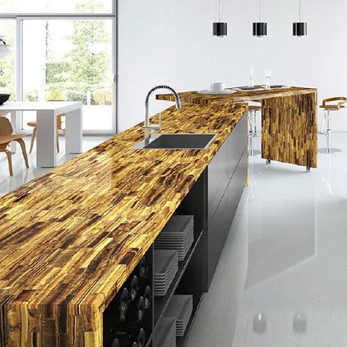 Tiger Eye Gemstone Slab